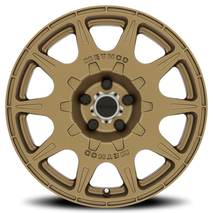 Method Wheels MR502 Rally 17-Inch Bronze Cast Wheel, 5x100 Bolt Pattern, +38 Offset