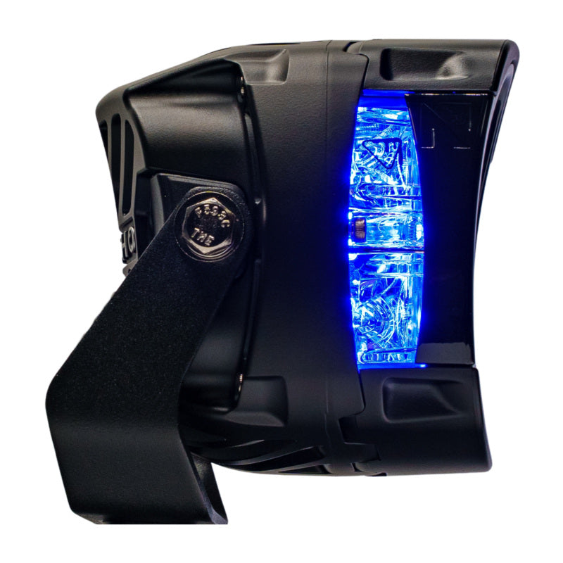 Nacho Offroad Technology Quatro Chase Light Set PM455AB Amber/Blue Pair