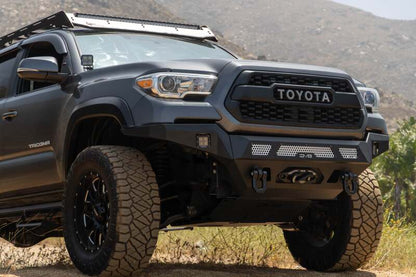 DV8 Offroad FBTT1-07 MTO Series Winch Front Bumper for 2016-2023 Toyota Tacoma