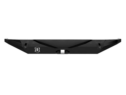 ICON Impact PRO Series Rear Bumper with Hitch and Recovery Tabs for 2018+ Jeep Wrangler JL