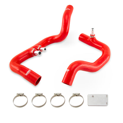 Mishimoto MMHOSE-JLP-18ARD Red Silicone Radiator Coolant Hose Kit for 2018+ Jeep Wrangler JL and Gladiator JT 3.6L Automatic