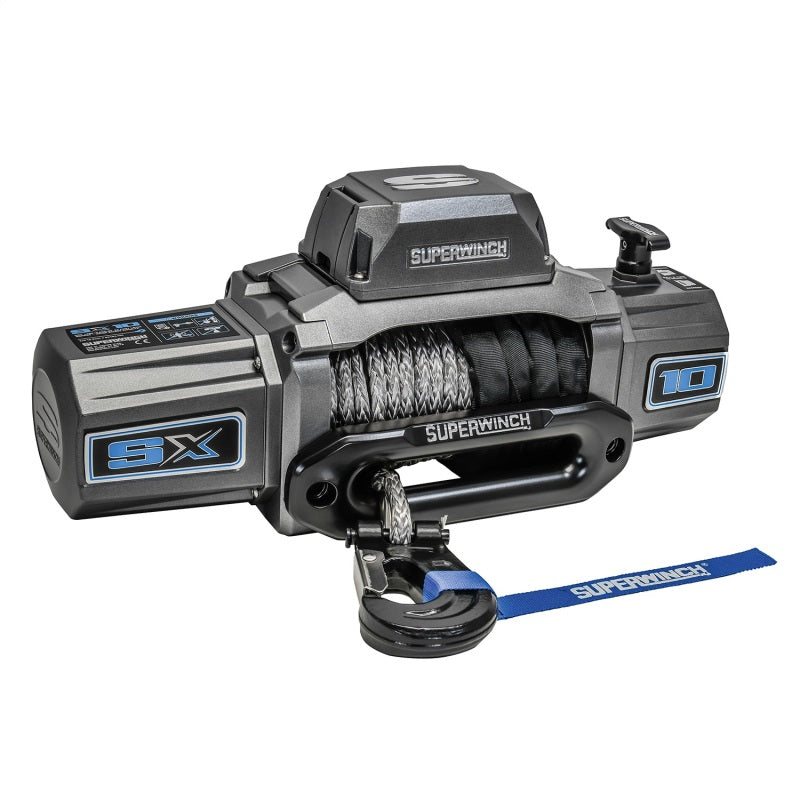 Superwinch SX10SR 1710201 10,000 lb 12V Winch with 80 ft Synthetic Rope
