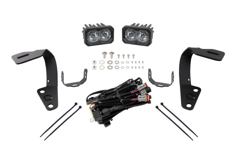 Diode Dynamics DD6752 Stage Series 2-Inch LED Ditch Light Kit for 2010-2024 Toyota 4Runner