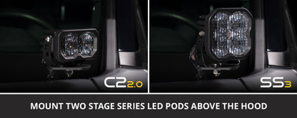 Diode Dynamics DD6375 Stage Series Backlit LED Ditch Light Kit for Toyota Tacoma 2016-2023
