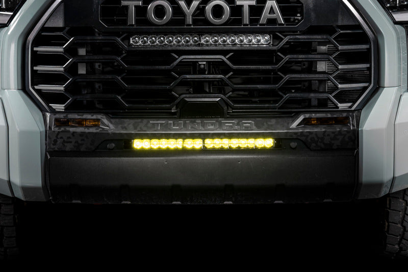 Diode Dynamics DD8684 Stealth Bumper LED Lightbar Kit for 2022–2026 Toyota Tundra, SS20 Sport White Driving, Amber Backlight