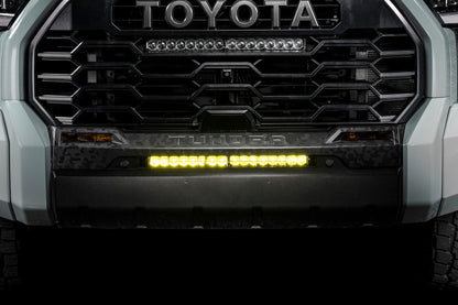 Diode Dynamics DD8684 Stealth Bumper LED Lightbar Kit for 2022–2026 Toyota Tundra, SS20 Sport White Driving, Amber Backlight