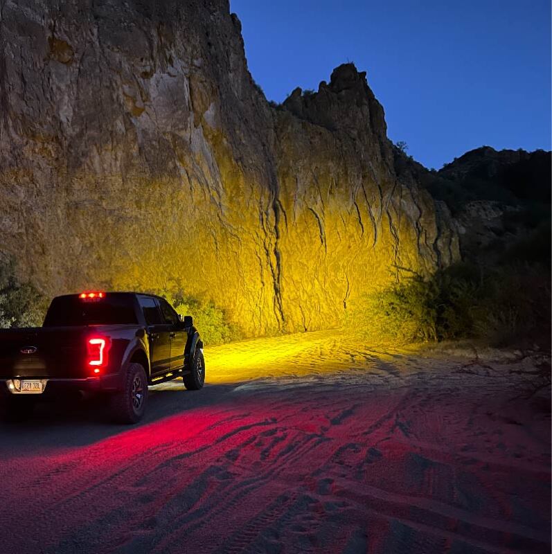 Nacho Offroad Technology Quatro Combo 4-Inch Off-Road LED Light Pair PM411