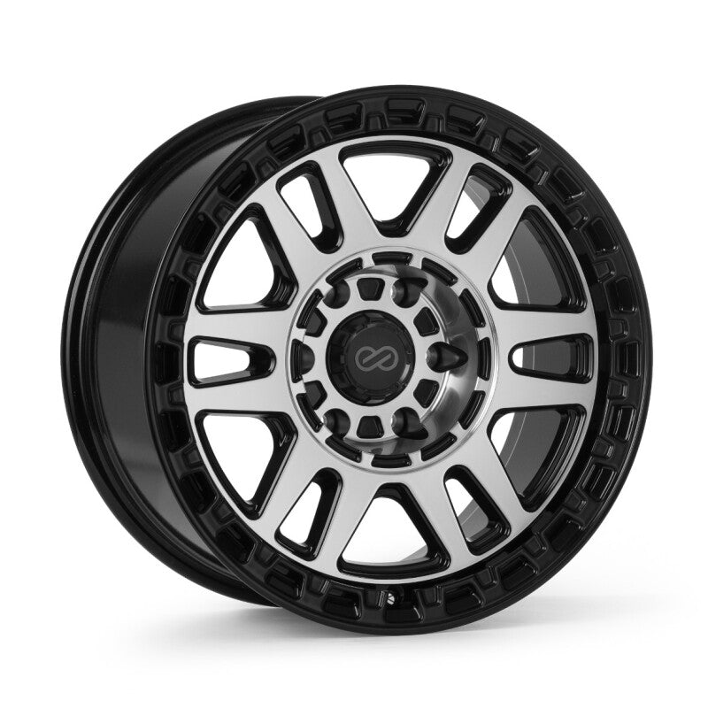 Enkei Trail-Tracker 18x9 Cast Wheel, 6x139.7 Bolt Pattern, ET0, 106.1mm Bore, Matte Black Machined