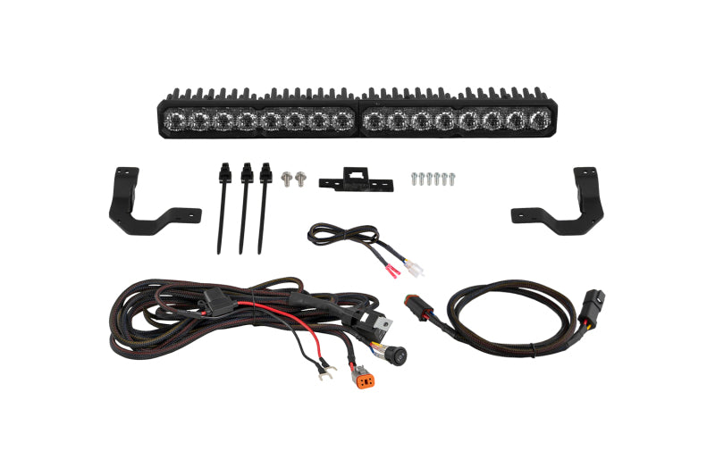 Diode Dynamics DD8058 Stage Series TRD Pro Grille LED Light Bar Kit for 2024-2026 Toyota Tacoma, SS20 Sport White Combo 6000K