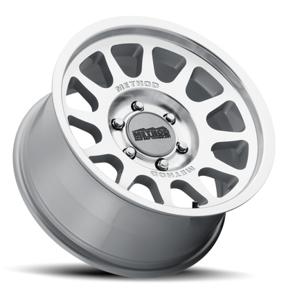 Method Wheels MR703 Bead Grip 20x9-Inch Wheel, 0mm Offset, 6x135 Bolt Pattern, Machined Clear Coat