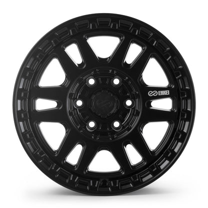 Enkei Trail-Tracker 17-Inch Matte Black Cast Wheel, 6x139.7 Bolt Pattern, +20 Offset, 560-785-8420BK