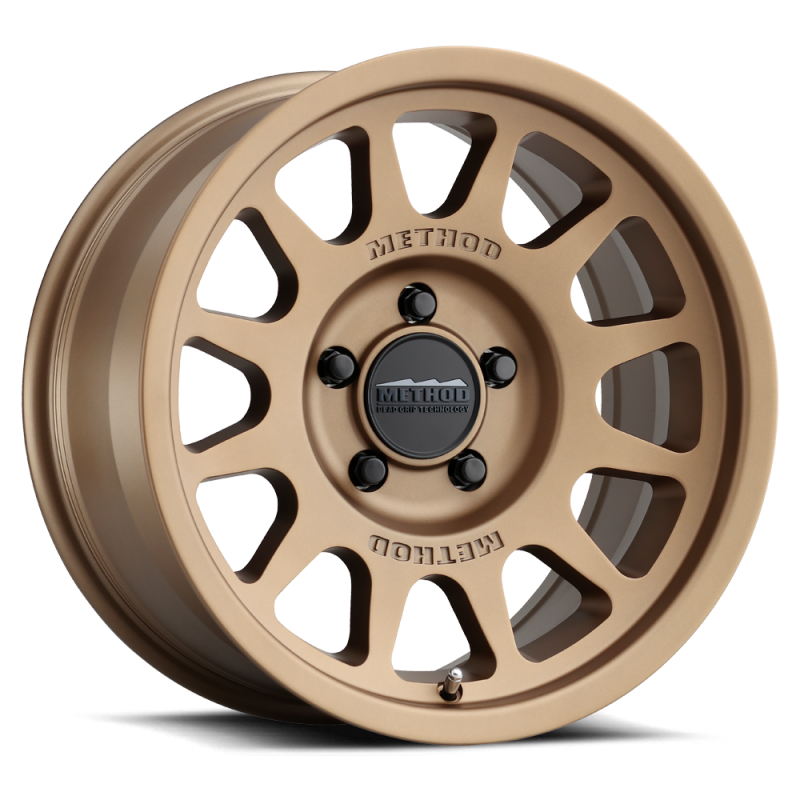 Method Wheels MR703 Bead Grip 17x8.5 Bronze Wheel, +25mm Offset, 5x5 Bolt Pattern