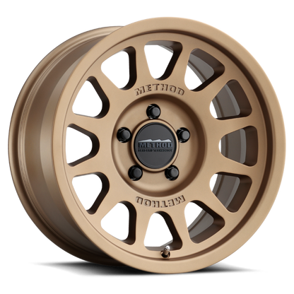 Method Wheels MR703 Bead Grip 17x8.5 Bronze Wheel, +25mm Offset, 5x5 Bolt Pattern