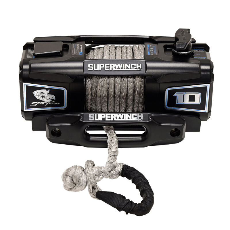 Superwinch Scorpion 10SR 10,000 lb. 12V Winch with Synthetic Rope, Part Number 1155401