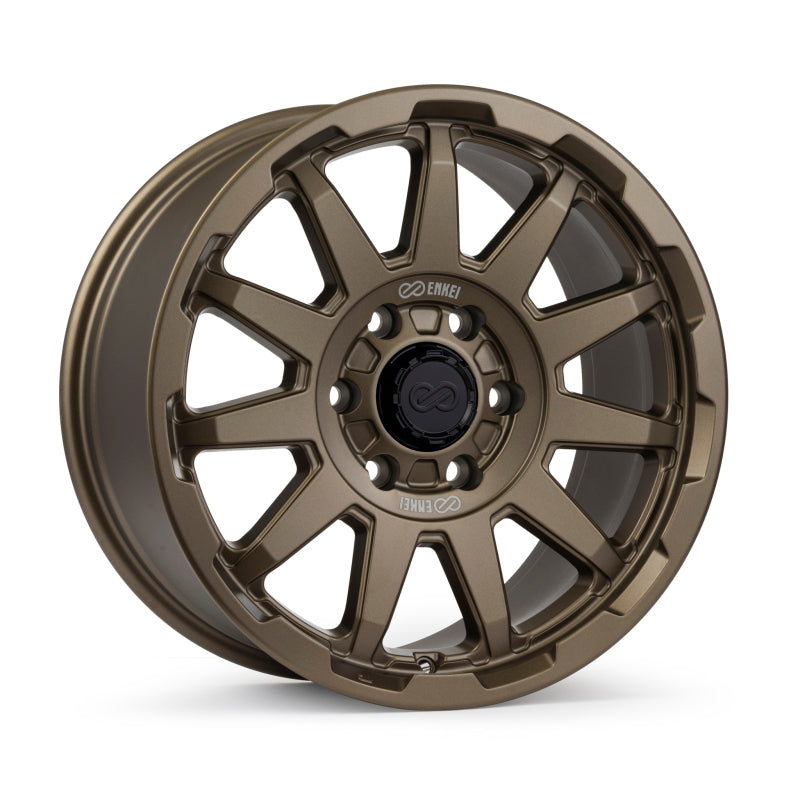 Enkei Trail-Cross 18x9 Cast Wheel, 6x135 Bolt Pattern, +12 Offset, Matte Bronze - Part Number 551-890-9512ZP