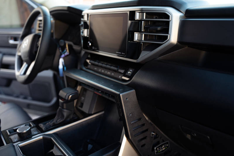 DV8 Offroad CCT2-01 Center Console MOLLE Panels and Digital Device Bridge for 2022-2025 Toyota Tundra and Sequoia