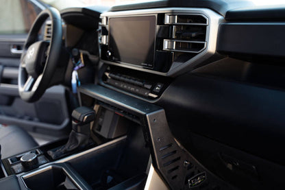 DV8 Offroad CCT2-01 Center Console MOLLE Panels and Digital Device Bridge for 2022-2025 Toyota Tundra and Sequoia