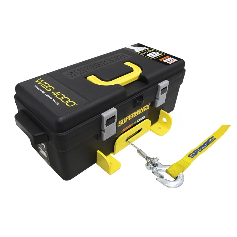 Superwinch Winch2Go 4,000-Lb 12-Volt Portable Winch with Steel Rope, Part 1140222