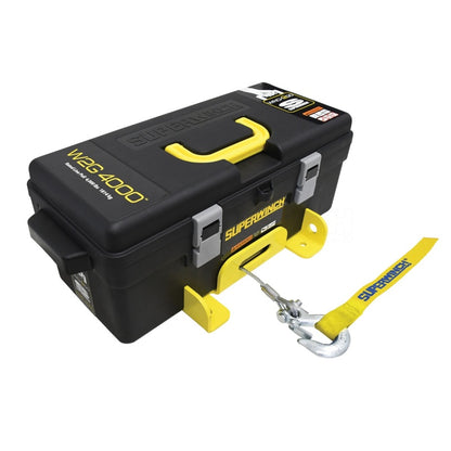 Superwinch Winch2Go 4,000-Lb 12-Volt Portable Winch with Steel Rope, Part 1140222