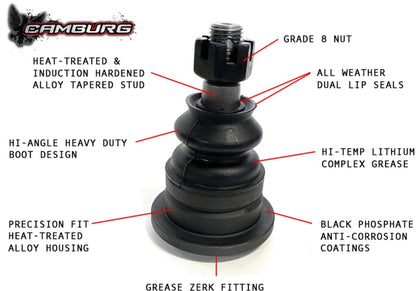 Camburg CAM-310079 Performance X-Joint Upper Control Arm Kit for Toyota 4Runner, Lexus GX and FJ Cruiser