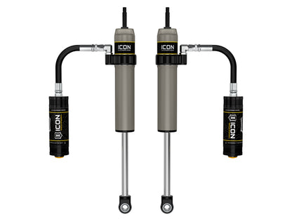 ICON 57806P 2.5 Aluminum Series Rear Shocks for 2005–2017 Toyota Tacoma with 6-Inch Lift, Pair