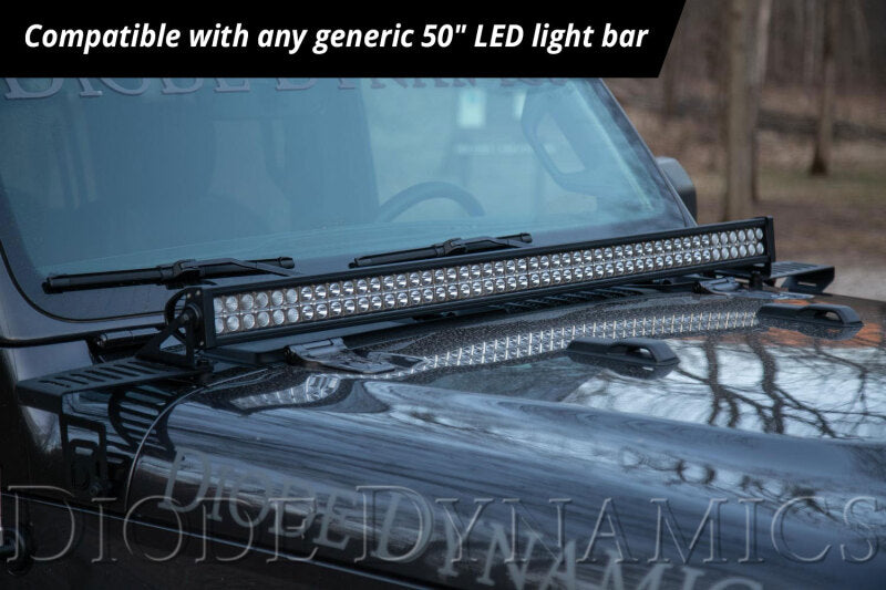 Diode Dynamics DD6090 Hood Bracket Kit for 2018–2021 Jeep JL Wrangler