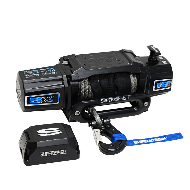 Superwinch SX12SR 12,000 lb 12-Volt Synthetic Rope Winch, Part 1712204