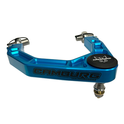 Camburg CAM-310189-BLU KINETIK V2 Billet Uniball Upper Control Arms for 2022-2025 Toyota Tundra and 2023-2025 Sequoia