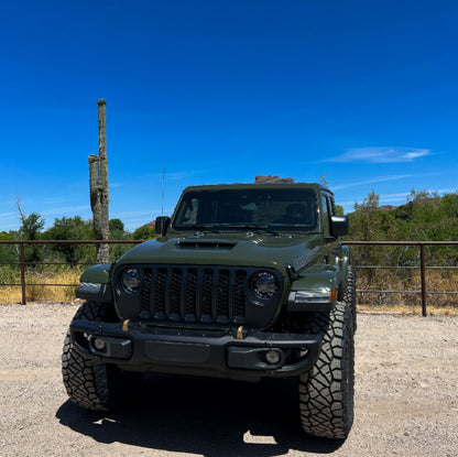 Nacho Offroad Technology V3JW2KWSM Jeep JL/JT SAE Combo White Plug-and-Play Fog Light Kit for 3-Piece Bumpers