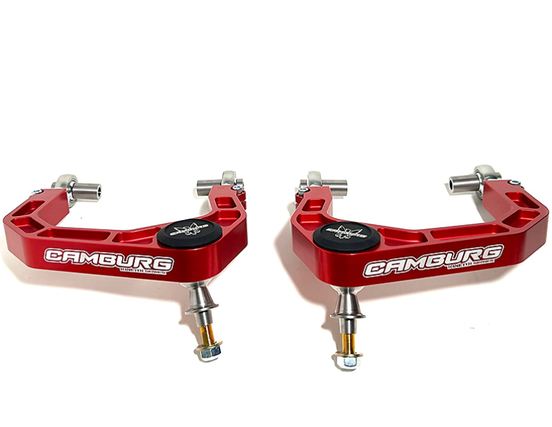 Camburg CAM-310184-RED KINETIK V2 Billet Uniball Upper Control Arms for Toyota Tacoma, 4Runner and FJ Cruiser