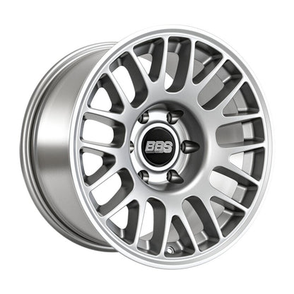 BBS TS-M 17-Inch x 9-Inch Cast Wheel, 6x135 Bolt Pattern, -12 Offset, Satin Silver
