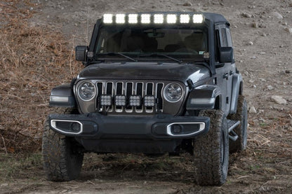 Diode Dynamics DD7263 SS5 Pro CrossLink Windshield Yellow Combo Lightbar Kit for 2018-2021 Jeep Wrangler JL
