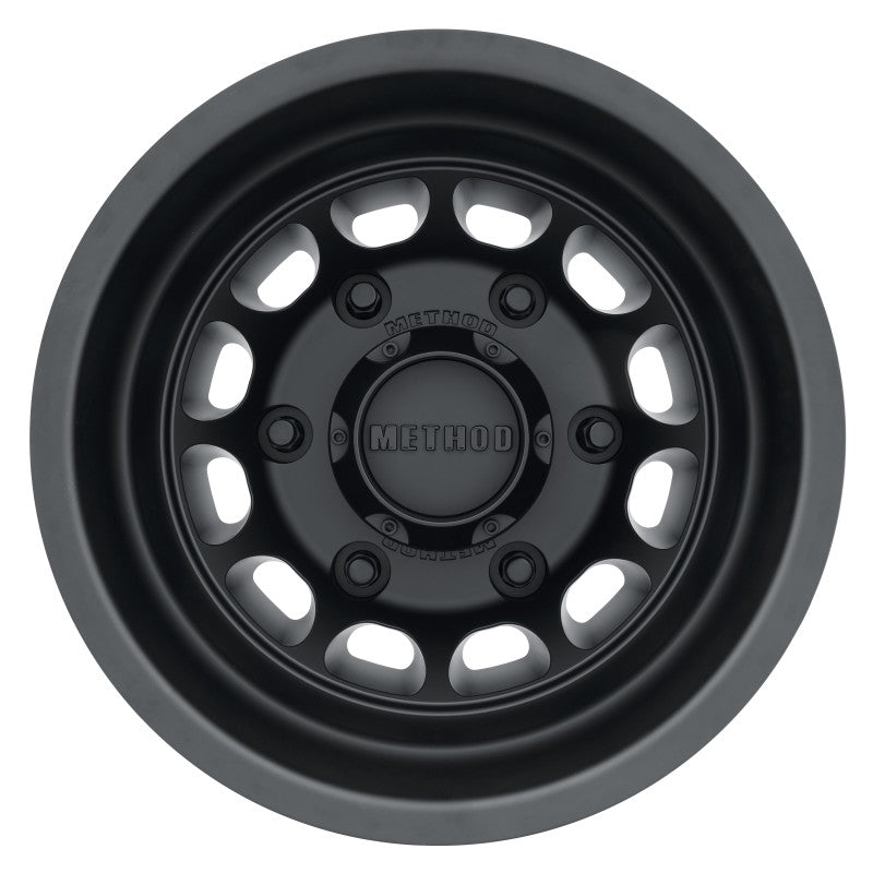 Method Wheels MR901 16x6 Matte Black Dually Wheel, 6x180 Bolt Pattern