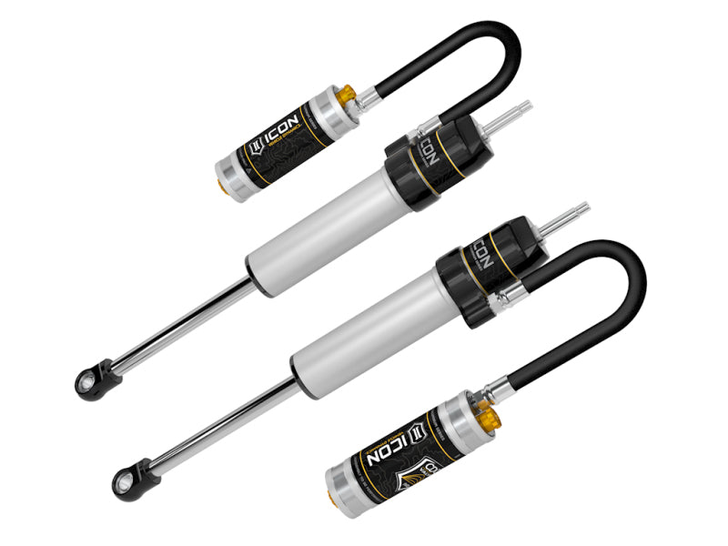 ICON 57806CP 2.5 Aluminum Series Rear Shocks with CDC Valve for 2005-2017 Toyota Tacoma 6-Inch Lift