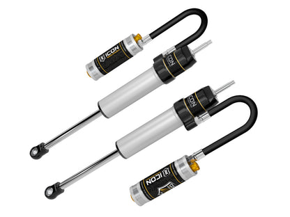 ICON 57806CP 2.5 Aluminum Series Rear Shocks with CDC Valve for 2005-2017 Toyota Tacoma 6-Inch Lift