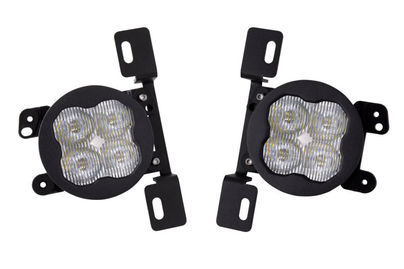 Diode Dynamics SS3 Pro Type MR Fog Light Bracket Kit with Amber Backlight, White SAE Fog, DD7055