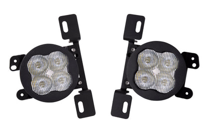 Diode Dynamics SS3 Sport Type MR Fog Light Bracket Kit with Amber Backlight, White SAE Fog, DD7052