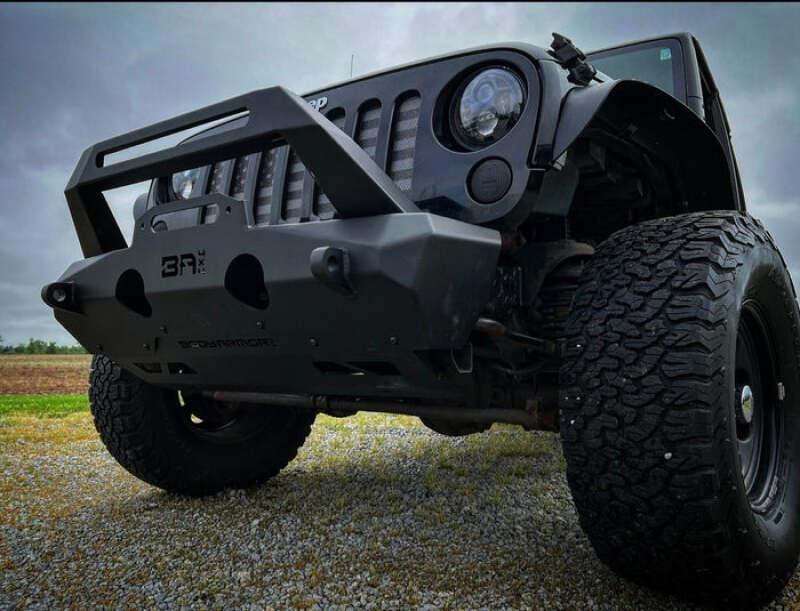 Body Armor 4x4 JP-19535 Orion Stubby Front Bumper for 2007-2026 Jeep Wrangler JK/JL and Gladiator JT