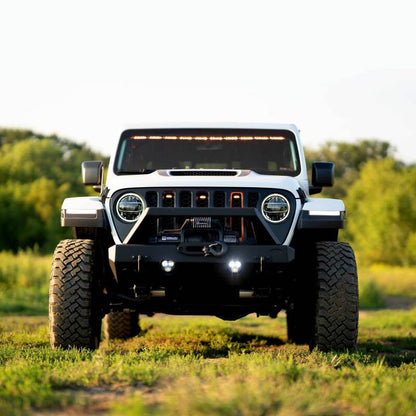 KC HiLiTES FLEX ERA 3 Dual-Mode SAE Fog Lights 97147 – 2-Light Kit for Jeep Aftermarket Bumpers