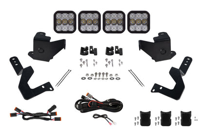 Diode Dynamics DD7409 SS5 Grille CrossLink Lightbar Kit for 2022+ Toyota Tundra, Pro White Combo