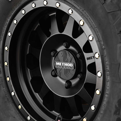 Method Wheels TOPO 64mm Snap-In Black Center Cap CP-TOPO64S-B