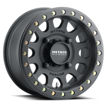 Method Wheels MR401 Beadlock Wheel, 15x6, 5x4.5 Bolt Pattern, +49mm Offset, Matte Black