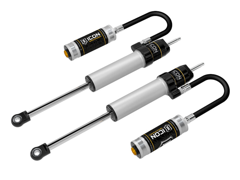 ICON 57810P 2.5 Aluminum Series VS Remote Reservoir Rear Shocks for Toyota 4Runner and FJ Cruiser