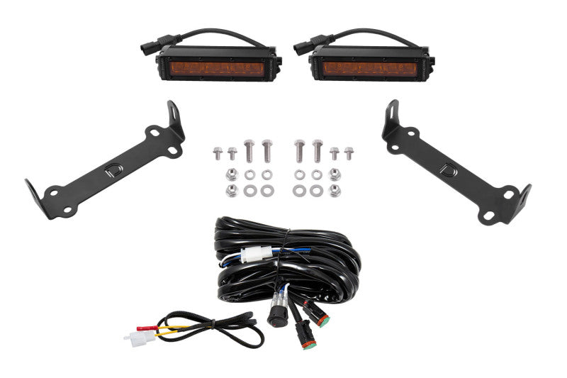 Diode Dynamics DD6757 SAE/DOT LED Lightbar Kit for 2014-2023 Toyota 4Runner, Amber Driving