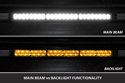 Diode Dynamics DD8709 Stealth SS30 Sport White Combo LED Light Bar Kit with Amber Backlight for 2014-2021 Toyota Tundra