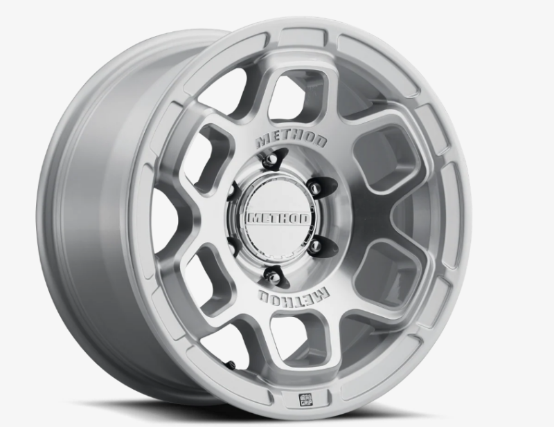 Method Wheels MR710-HD Bead Grip 17-Inch Machined Clear Coat Wheel, 6x5.5 Bolt Pattern, +25mm Offset