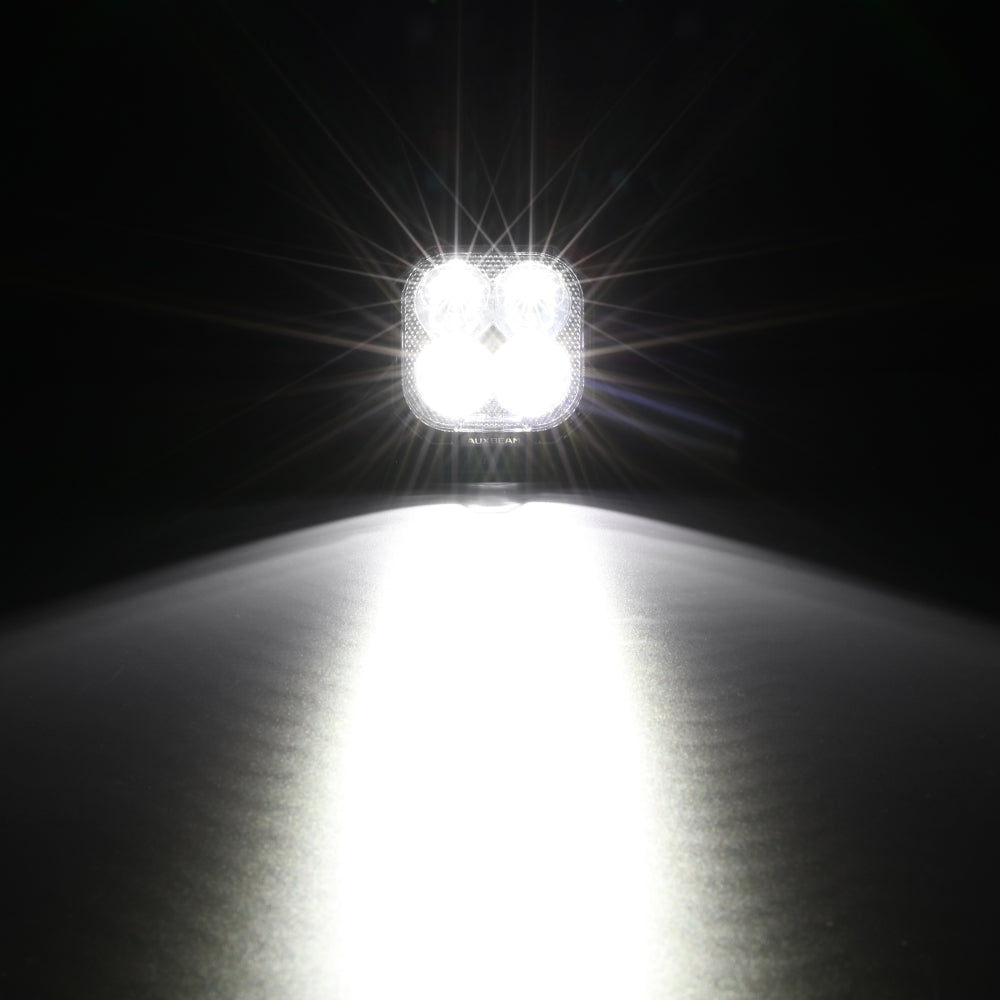 Color Play Series 3 Inch 116W RGB LED Pod Lights Spot Off Road Lights With 8 Backlight Options