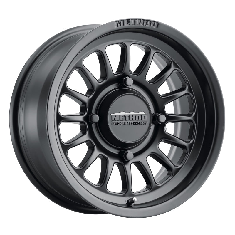 Method Wheels MR411 Bead Grip 15x10 Matte Black Wheel, 4x156 Bolt Pattern, +25mm Offset
