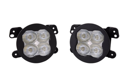 Diode Dynamics SS3 Max Type M Fog Light Bracket Kit with Amber Backlight, White SAE Fog, Part DD7049