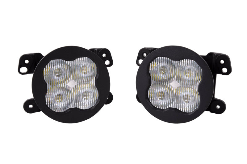 Diode Dynamics SS3 Pro Type M Fog Light Bracket Kit with Amber Backlight, White SAE Fog, DD7047